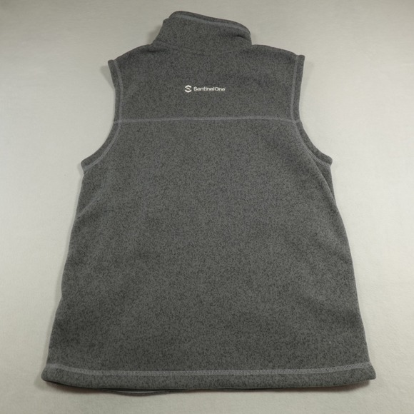 The North Face Vest Size Medium Gray Sweater Fleece Full Zip Gorpcore Logos NEW - Picture 11 of 13